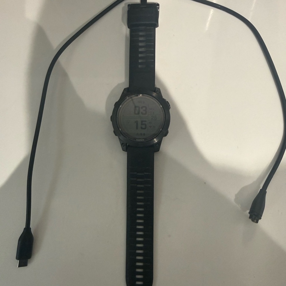 Garmin Fenix 7 Black Digital Fitness Watch
